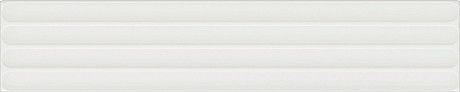 Керамическая плитка Plinto In White Matt 10,7*54,2