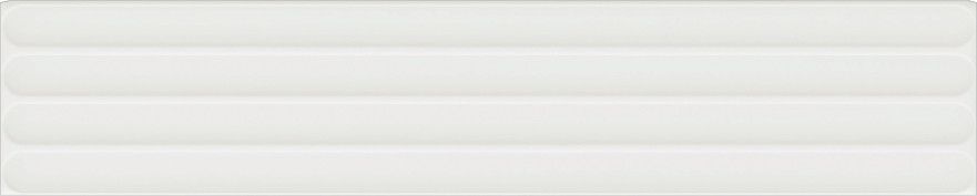 Керамическая плитка Plinto In White Matt 10,7*54,2