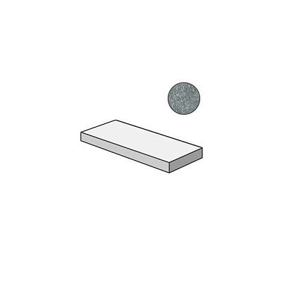 Ступень угловая левая Genesis Jupiter Silver Scalino Angolare Sx 620070001056 (33x120)