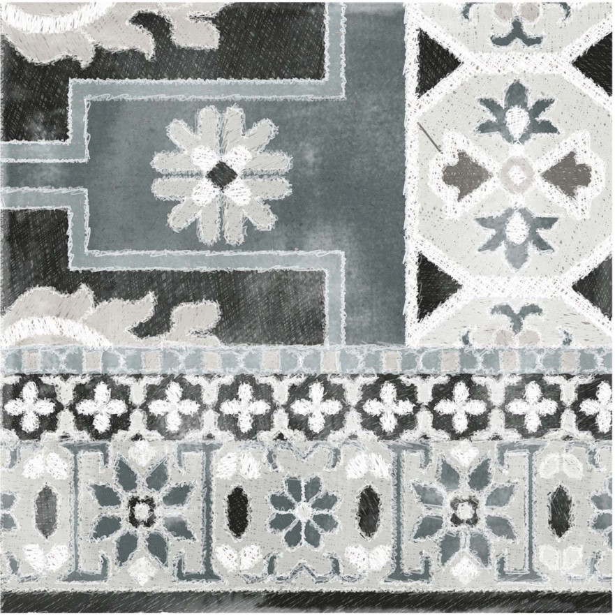 Керамогранит Play Carpet Mix Grey (20x20) PF60003366