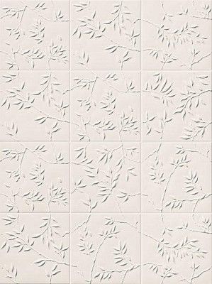 Настенная плитка 4D Nature White (20x20) E064