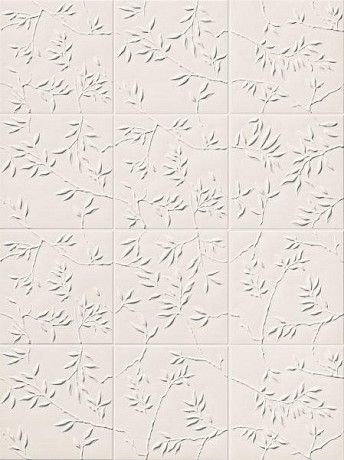 Настенная плитка 4D Nature White (20x20) E064