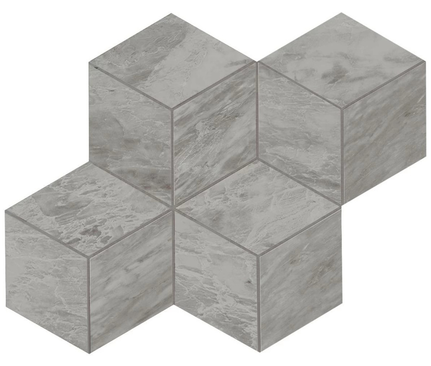 Мозаика Marvel Bardiglio Grey Mosaico Esag. Lapp. (30x35) AS2I AS2I