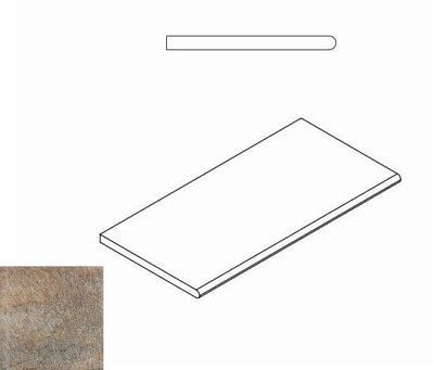 Бортик закругленный Emerald Bordo Round 620090000263 (30x60)