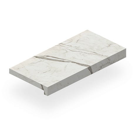 Ступень Marvel Statuario SupremoScalino Lapp (37.5x150) A445
