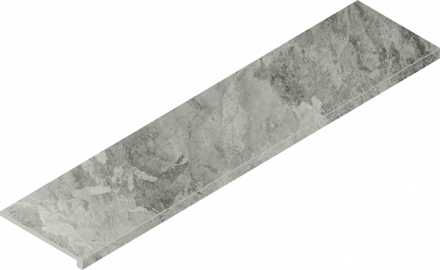 Ступень угловая правая Charme Extra Silver Scalino Dx 620070001001 (33x120) 620070001001