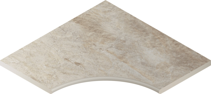 Бортик угловой закругленный White Bordo Angolare Round 30 620090000197 (60x60) 620090000197