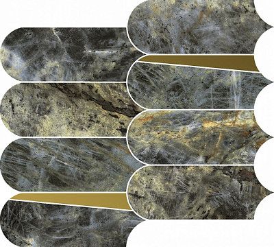 Мозаика Stellaris Madagascar Dark Mosaico Elegant (32.5x36.1)