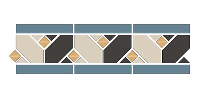 Бордюр YORK YELLOW (42.2x12.2)