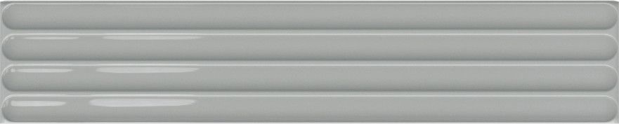 Керамическая плитка Plinto In Grey Gloss 10,7*54,2