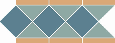 Бордюр PORTREE BLUE (42.2x19)