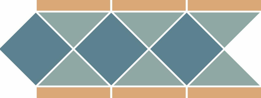 Бордюр PORTREE BLUE (42.2x19)