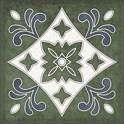 Плитка SMALTO DECOR 3 VERDE (15x15)