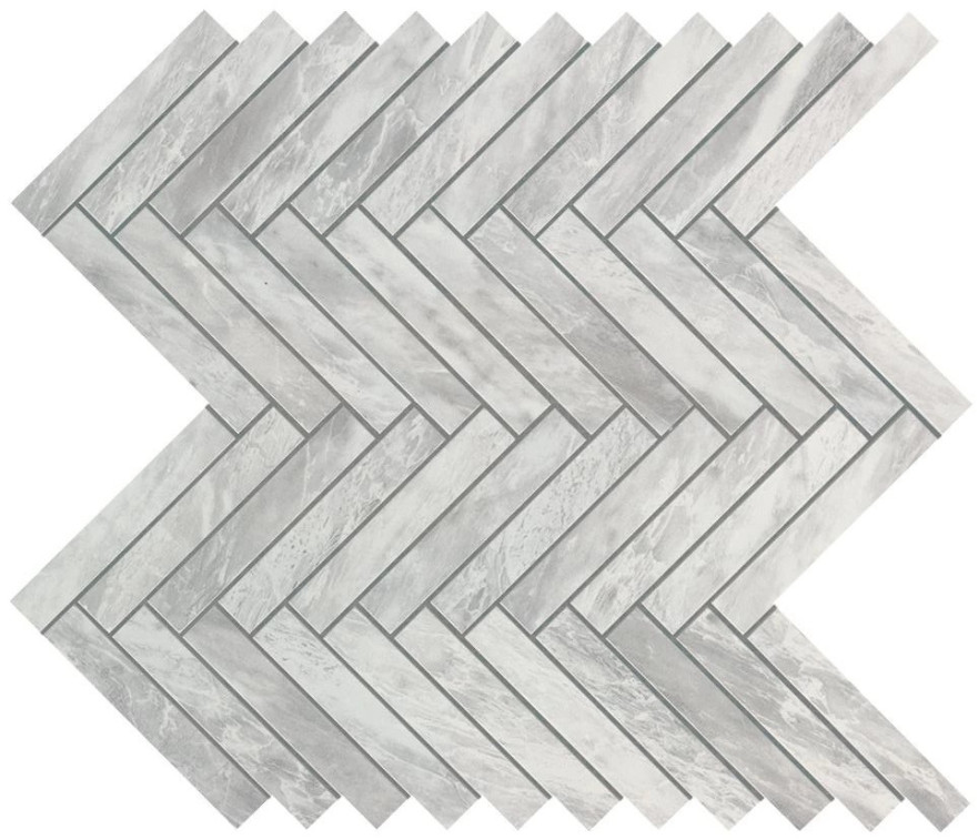 Мозаика Marvel Bardiglio Grey Herringbone Wall (30.5x30) 9SHB 9SHB