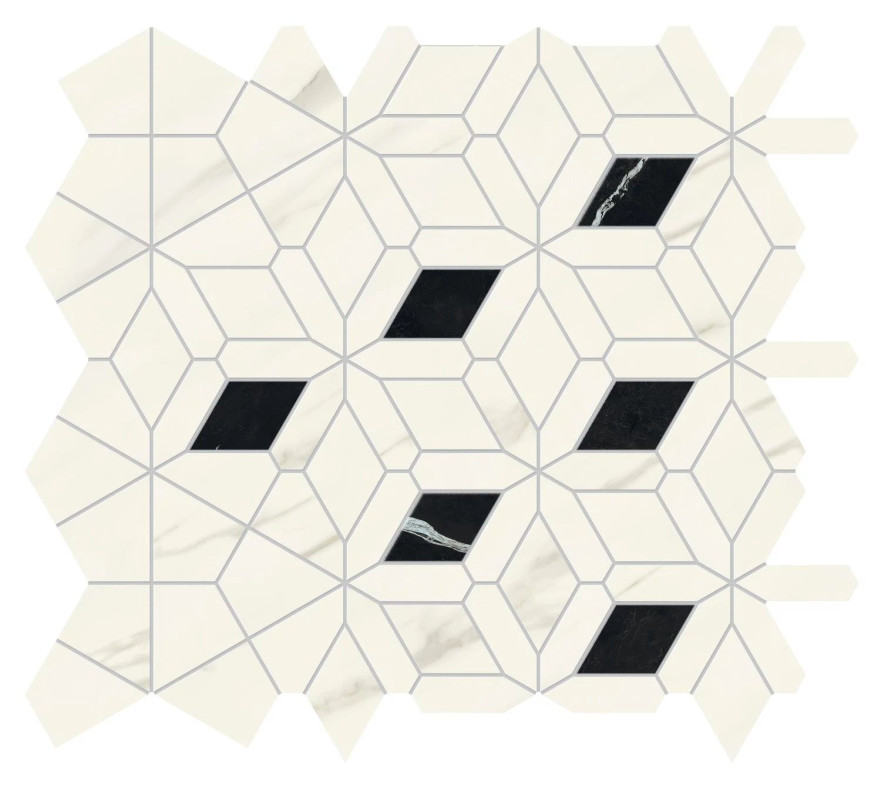 Мозаика Marvel Meraviglia Calacatta Meraviglia Diamond Lapp. AJQ6 (46.6x284.6) AJQ6