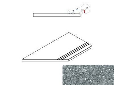 Silver Bordo Grip Sx 620090000622 (30x60)