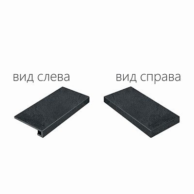 Ступень угловая правая Materia Titanio Scalino Angolare Dx 620070000809 (33x120)
