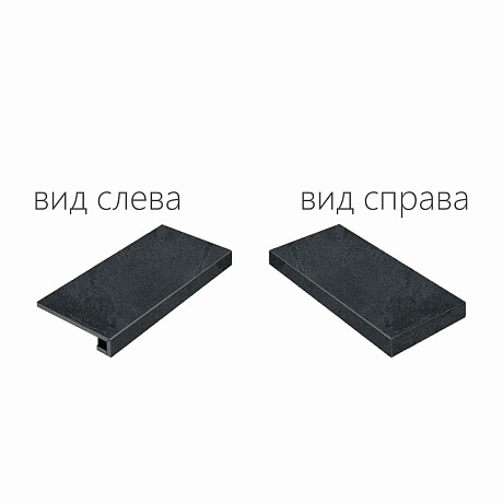 Ступень угловая правая Materia Titanio Scalino Angolare Dx 620070000809 (33x120)