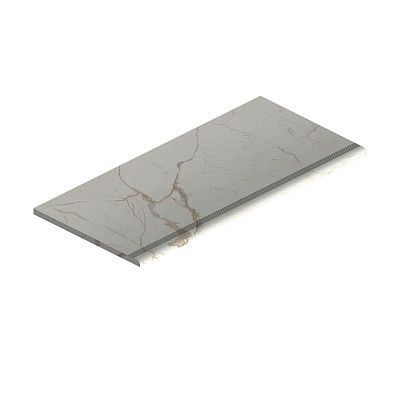 Ступень Marvel Calacatta Prestigio Gradino Lapp (37.5x75) A436