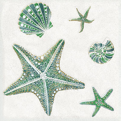 Декор SMALTO MARE 1 BIANCO (15x15)
