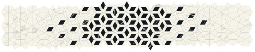 Мозаика Marvel Meraviglia Calacatta Meraviglia Diamond Lapp. AJQ6 (46.6x284.6) AJQ6