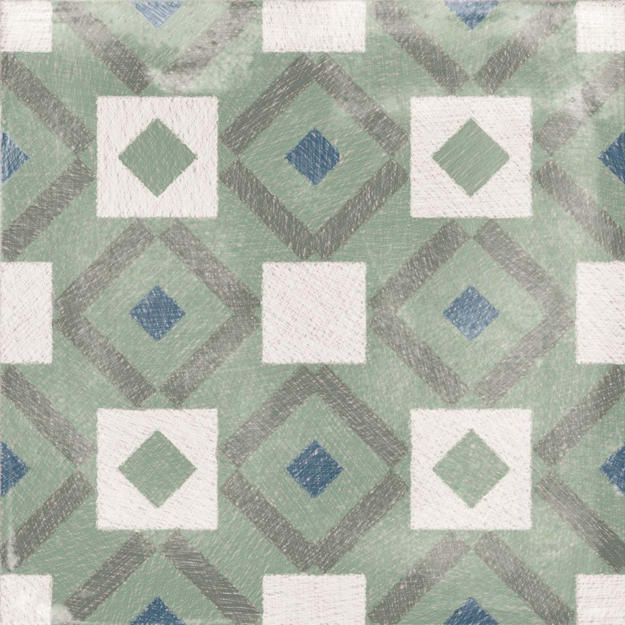 Керамогранит Play Labyrinth sage PF60003369 (20x20) PF60003369