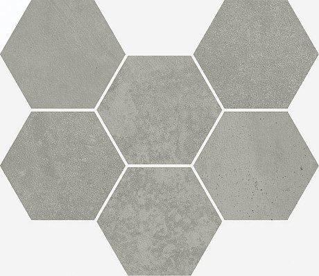 Мозаика Terraviva Grey Mosaico Hexagon 620110000109 (25x29)