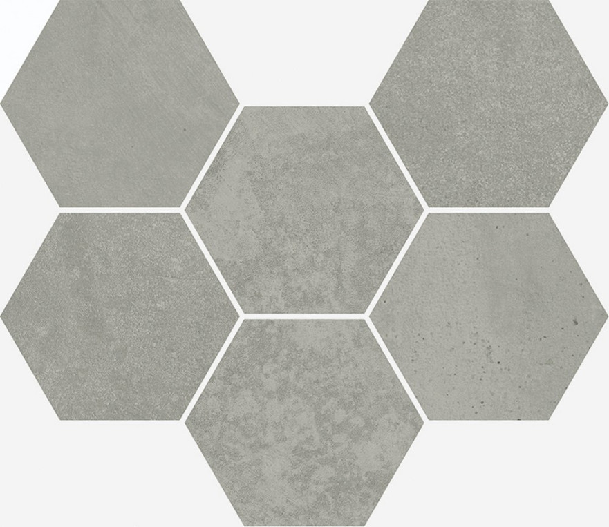 Мозаика Terraviva Grey Mosaico Hexagon 620110000109 (25x29) 620110000109