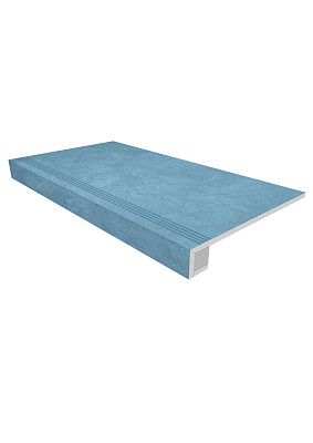 Комплект (Ступень SR03 (33x120) непол. (прямоугол. бортик) с насечками + подступенок (14,5x120)