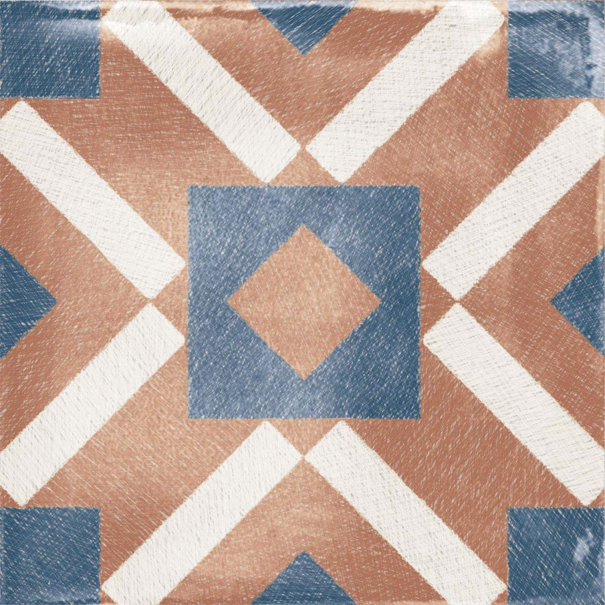 Керамогранит Play Labyrinth cotto PF60003370 (20x20) PF60003370