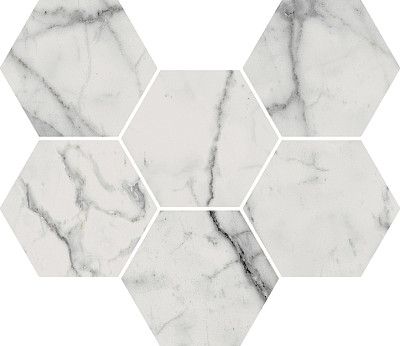 Мозаика Charme Evo Statuario Mosaico Hexagon 620110000046 (25x29)