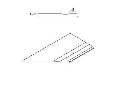 Orobico Bordo Svasato Round Sx 620090000716 (30x60)