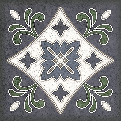 Плитка SMALTO DECOR 3 BLU (15x15)