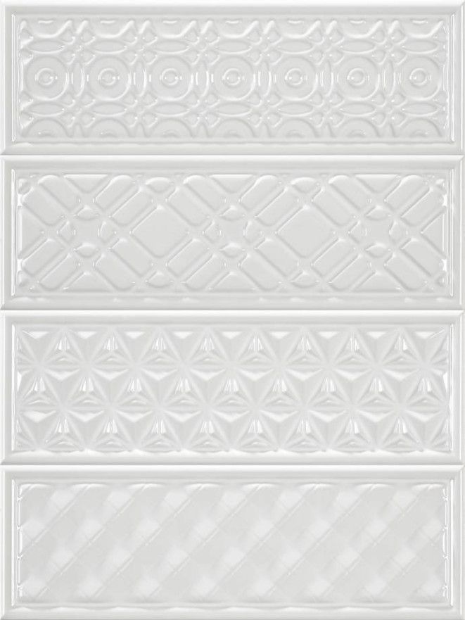 Декор Garden Dec Geometry Blanco (10х30) HRL000016