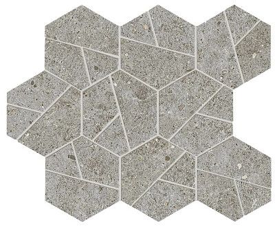 Мозаика Boost Stone Grey Mosaico Hex (25.28.5) A7CZ