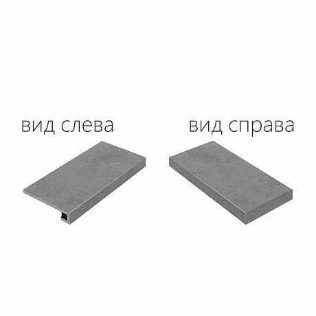 Ступень угловая правая Materia Carbonio Scalino Angolare Dx 620070000808 (33x120)