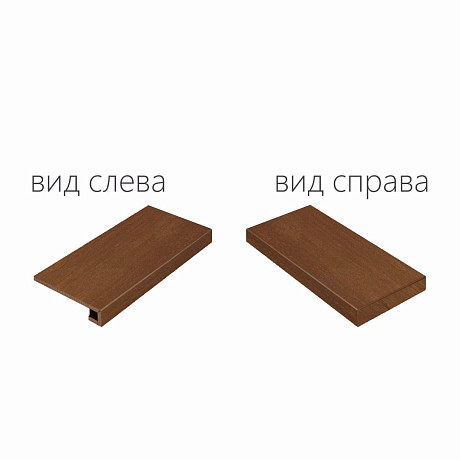Ступень угловая правая Surface Corten Scalino Dx 620070000687 (33x120)