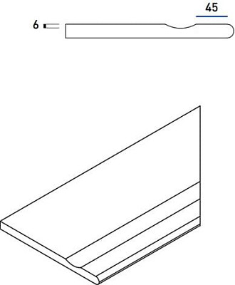 Black Bordo Svasato Round Dx 620090000665 (30x60)