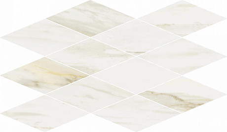 Мозаика Stellaris Carrara Ivory Mosaico Diamond (28x48) (28x48) 620110000204