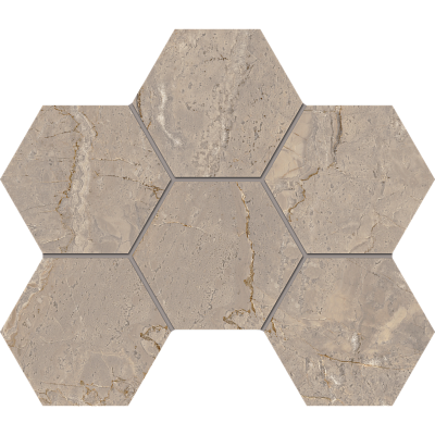 Мозаика BR02 Hexagon (25x28,5) полиров.