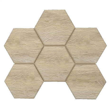 Мозаика SI01 Hexagon (25x28,5)x10 непол.