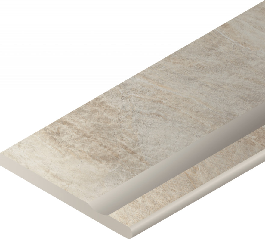 Бортик с выемкой правый закругленный White Bordo Svasato Round Dx 620090000199 (30x60) 620090000199