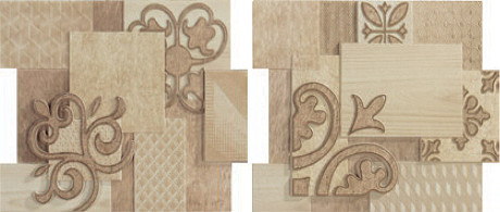 Декор 9516 Comp.crema beige sin fin II (23.2x19.9)