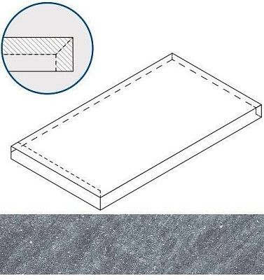 Silver X2 Scalino (33X60) Angolare Sx 620070001078