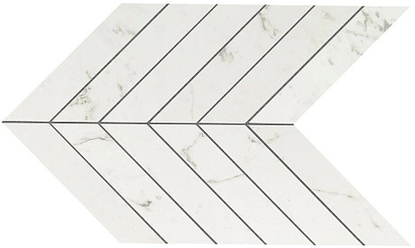 Мозаика Marvel Carrara Pure Chevron Wall (30.5x25) 9SCA