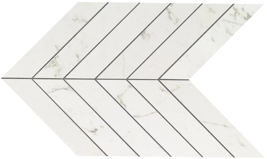 Мозаика Marvel Carrara Pure Chevron Wall (30.5x25) 9SCA 9SCA
