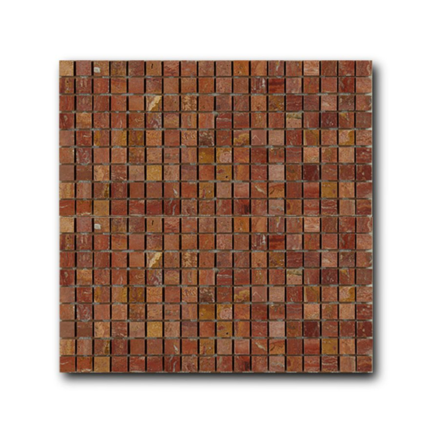 Мозаика из натурального камня Art Natura Marble Mosaic Red Travertine mm-redtrav (15x15) mm-redtrav
