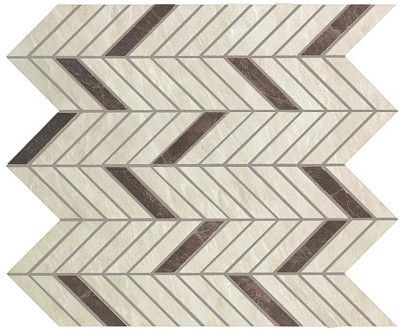 Мозаика Marvel Imperial White Mosaico Twill Lapp. (30x31) AEPT