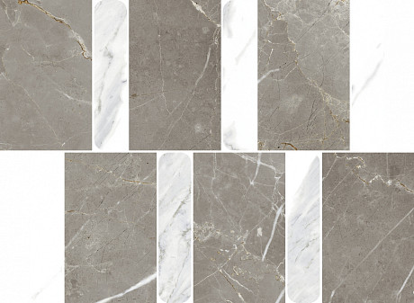 Мозаика Stellaris Grey Mosaico Argan (36.8x26.9) 600110000979