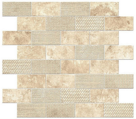 Мозаика Aix Blanc Minibrick Tumbled (30.5x30.5) 9AKB